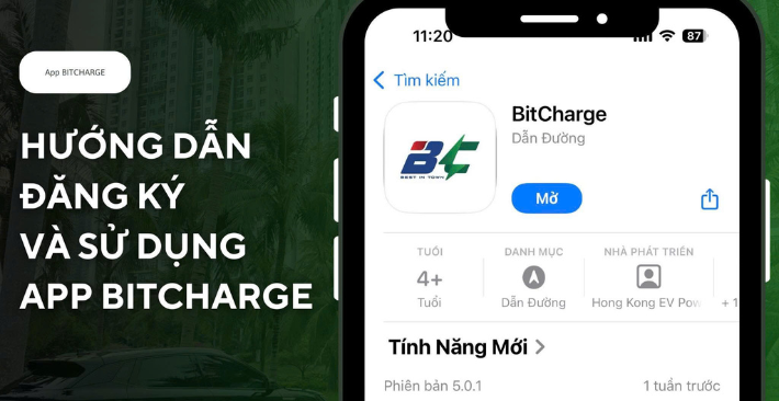 APP BITCHARGE – Ứng Dụng Sạc Xe Điện Thông Minh, Tiện Lợi Cho Mọi Hành Trình